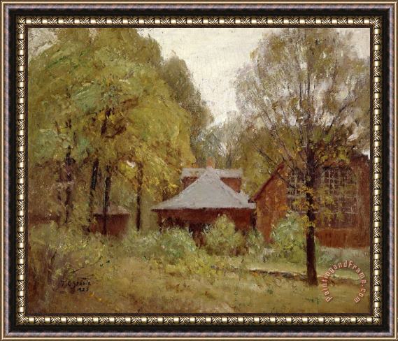 Theodore Clement Steele The Studio & Cottage Framed Print