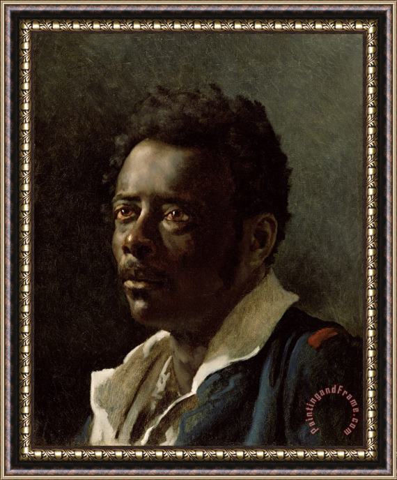 Theodore Gericault Portrait Study Framed Print
