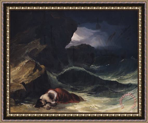 Theodore Gericault The Storm or The Shipwreck Framed Painting