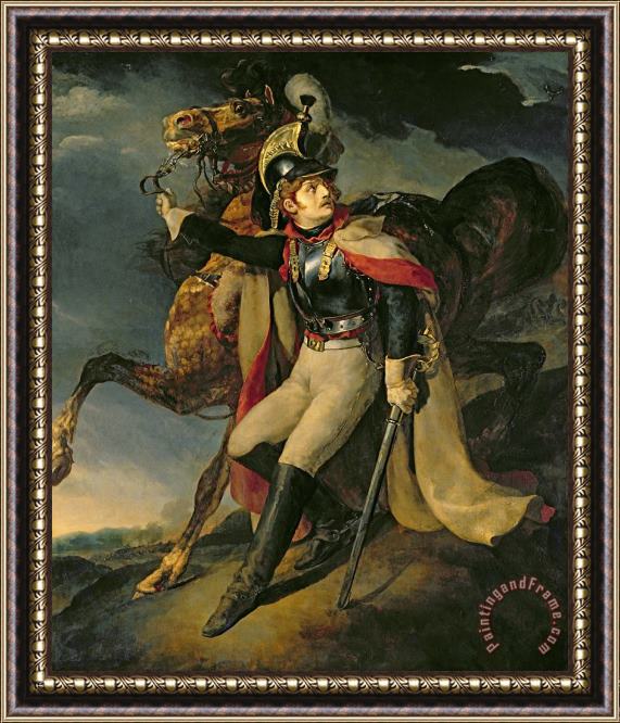 Theodore Gericault The Wounded Cuirassier Framed Print