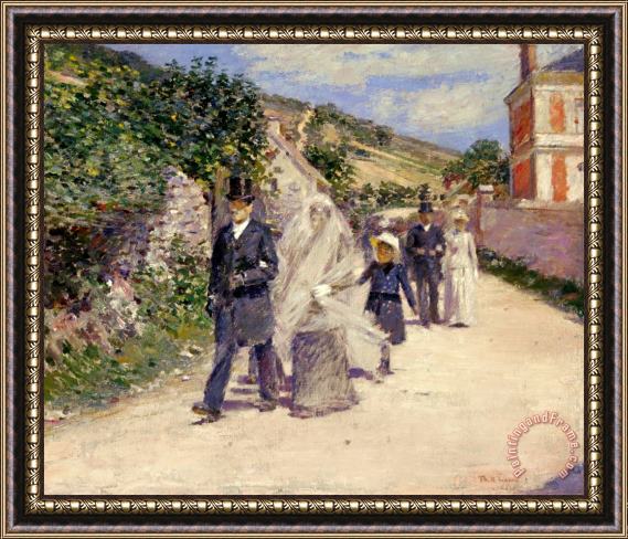 Theodore Robinson The Wedding March Framed Painting