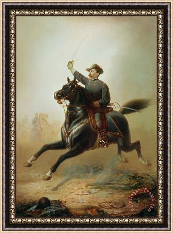 Thomas Buchanan Read Sheridan's Ride Framed Painting