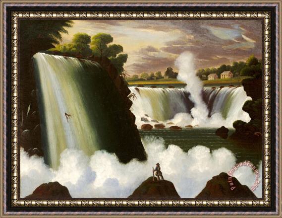 Thomas Chambers Niagara Falls, C. 1835 Framed Print
