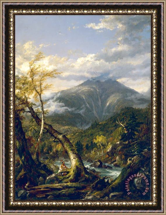 Thomas Cole Indian Pass Framed Print