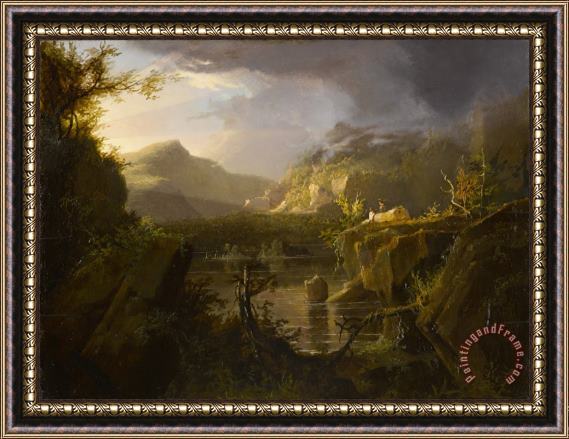 Thomas Cole Romantic Landscape Framed Print