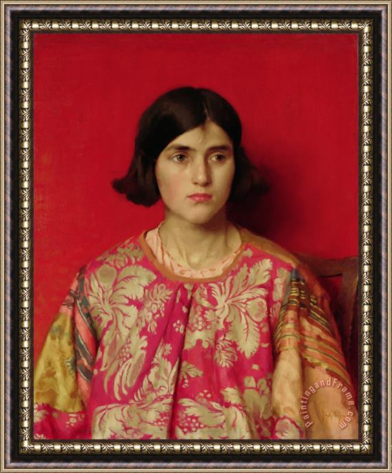 Thomas Cooper Gotch The Exile - Heavy is the Price I Paid for Love Framed Painting