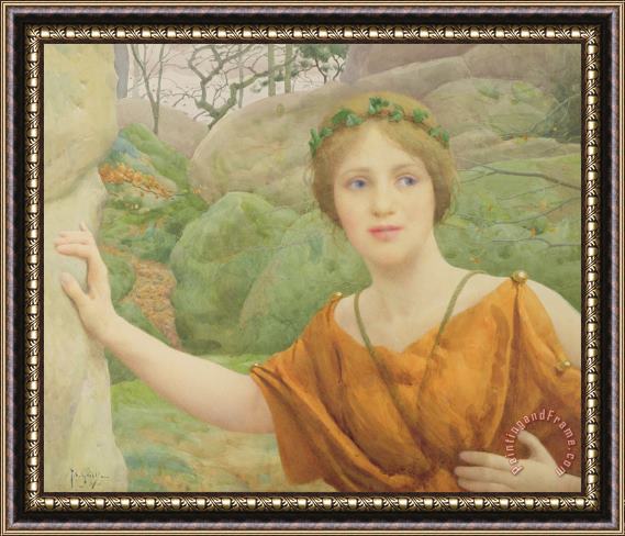 Thomas Cooper Gotch The Nymph Framed Painting
