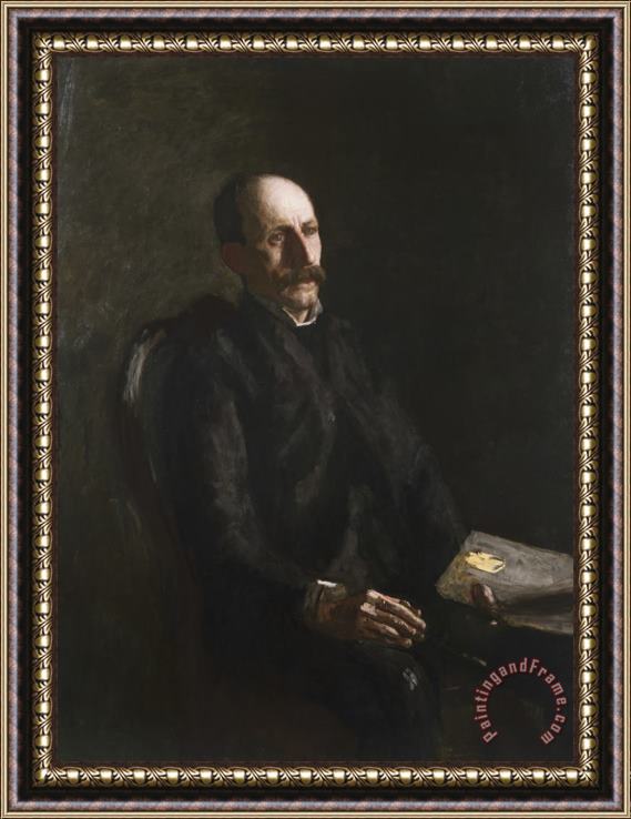 Thomas Eakins Portrait of a Man Framed Painting