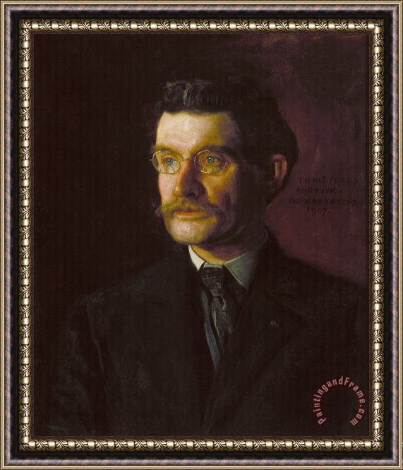 Thomas Eakins Portrait of Thomas J. Eagan Framed Print