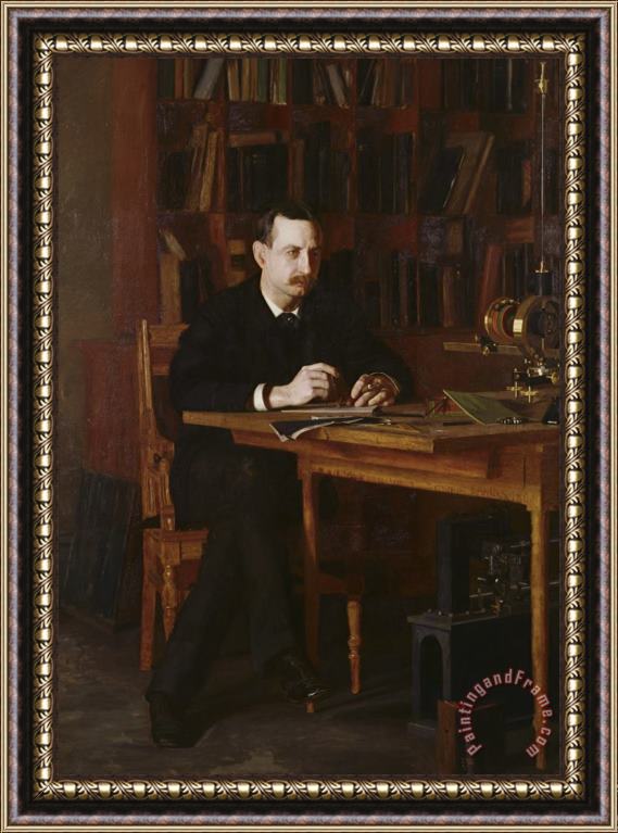 Thomas Eakins Portrait of William D. Marks Framed Painting