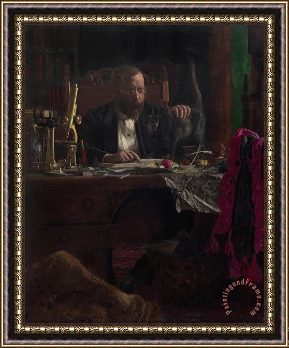 Thomas Eakins Professor Benjamin Howard Rand Framed Painting