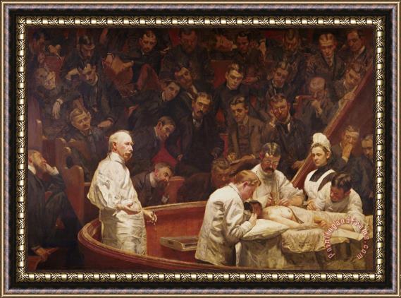 Thomas Eakins The Agnew Clinic Framed Print