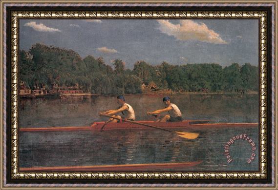 Thomas Eakins The Biglin Brothers Racing Framed Painting