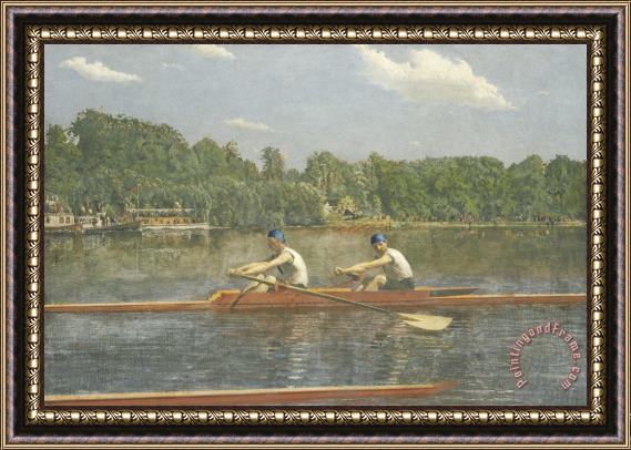 Thomas Eakins The Biglin Brothers Racing Framed Painting
