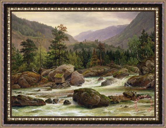 Thomas Fearnley Norwegian Waterfall Framed Print
