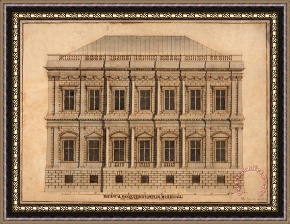 Thomas Forster Banqueting House, Whitehall Framed Print