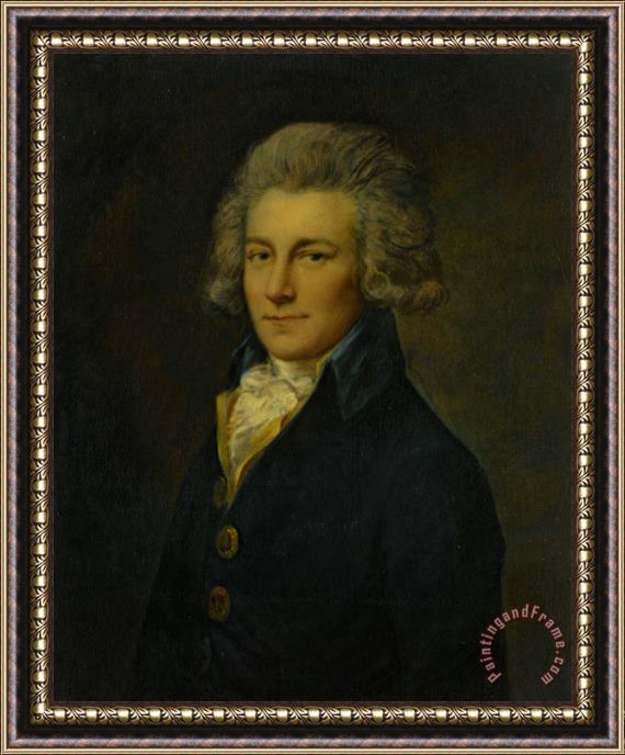 Thomas Gainsborough Portrait of Peter Godfrey of Old Hall East Bergholt Suffolk Framed Print