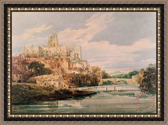 Thomas Girtin Durham Castle and Cathedral Framed Painting