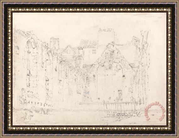 Thomas Girtin Ruins of Savoy Palace Framed Print
