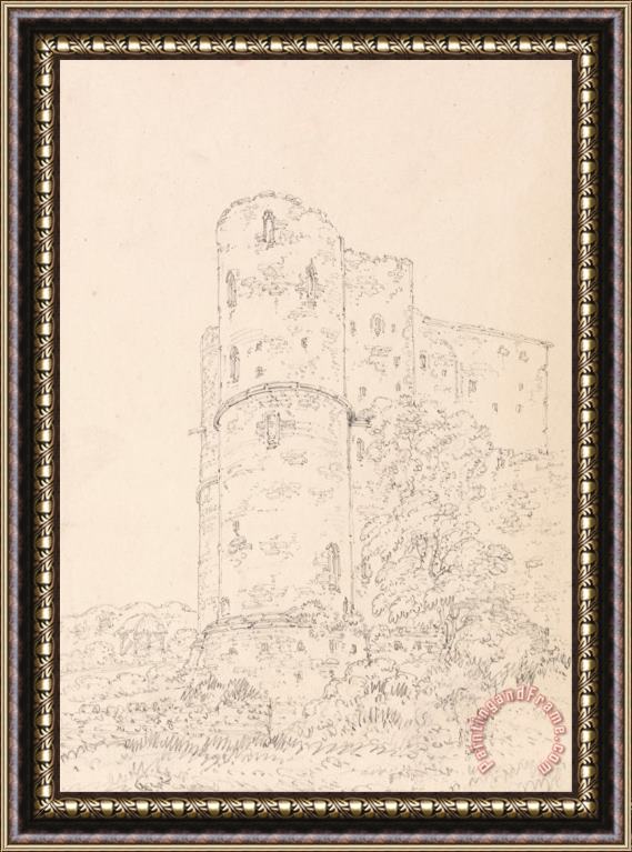 Thomas Girtin Saltwood Castle, Kent Framed Print