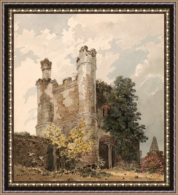 Thomas Girtin Tolleshunt Beckingham, Essex Framed Print