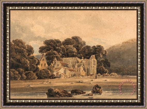 Thomas Girtin Valle Crucis Abbey, Near Llangollen Framed Print