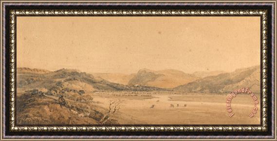 Thomas Girtin Valley of The Conway Framed Print