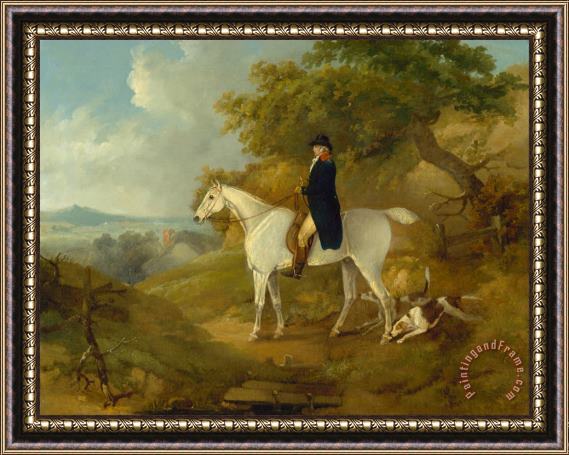 Thomas Hand George Morland on His Hunter Framed Painting