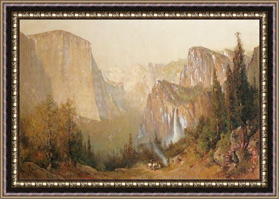 Thomas Hill Yosemite Valley Framed Print