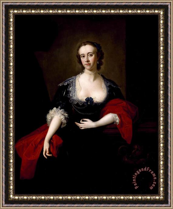 Thomas Hudson Miss Alicia Macartney Framed Painting