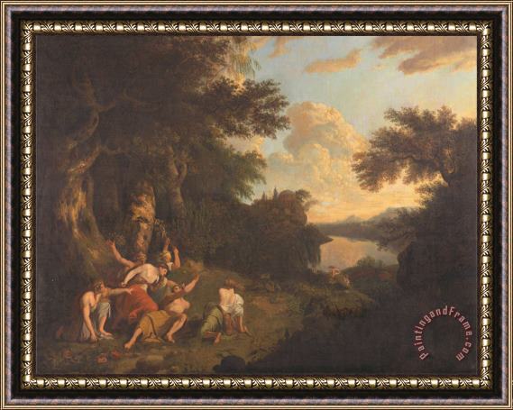 Thomas Jones The Death of Orpheus Framed Painting