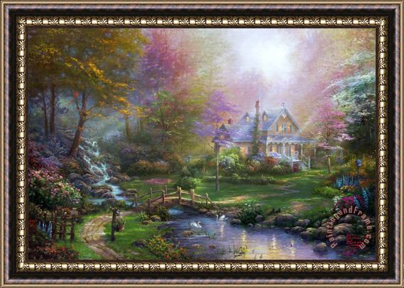 Thomas Kinkade A Mother's Perfect Day Framed Print