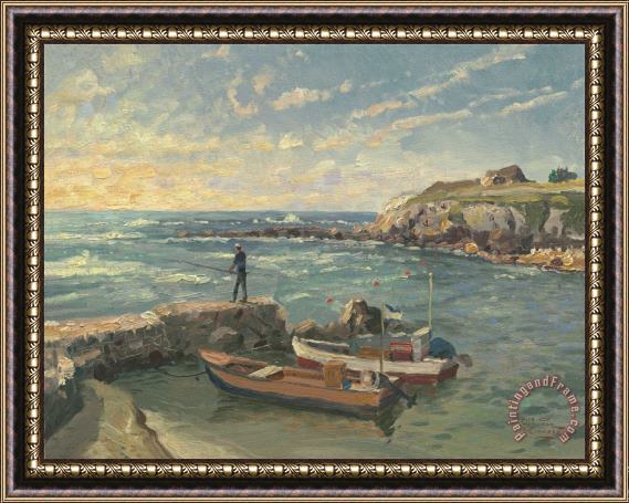 Thomas Kinkade Caesarea Framed Painting