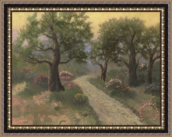 Thomas Kinkade Garden of Gethsemane Framed Painting