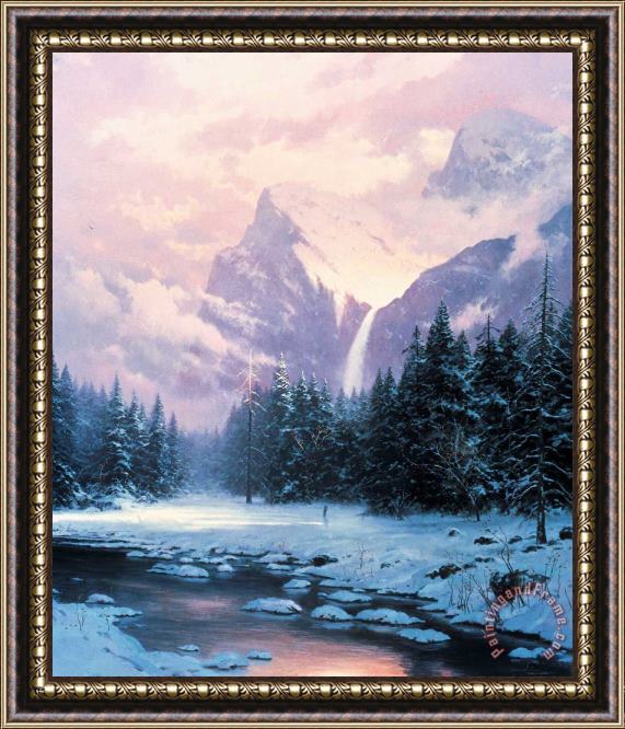 Thomas Kinkade Glory of Winter Framed Painting