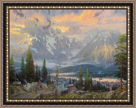Thomas Kinkade Great North Framed Painting