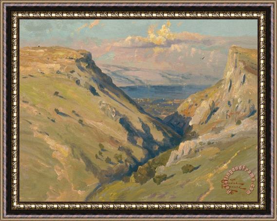 Thomas Kinkade Mount Arbel Framed Painting