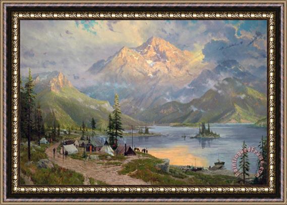 Thomas Kinkade The Edge of The Wilderness Framed Painting