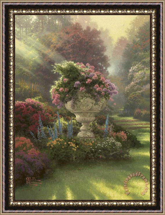 Thomas Kinkade The Garden of Hope Framed Print