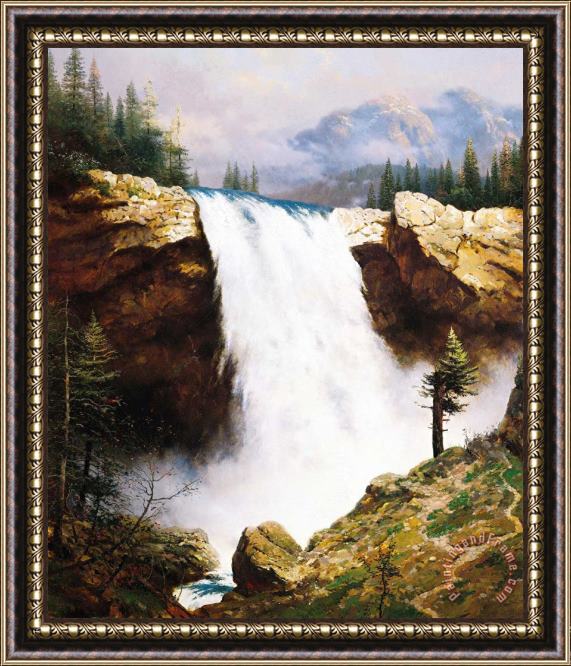 Thomas Kinkade The Power And The Majesty Framed Painting