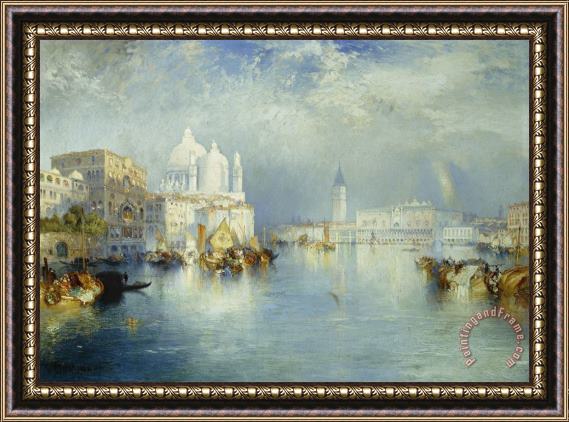 Thomas Moran Grand Canal Venice Framed Print