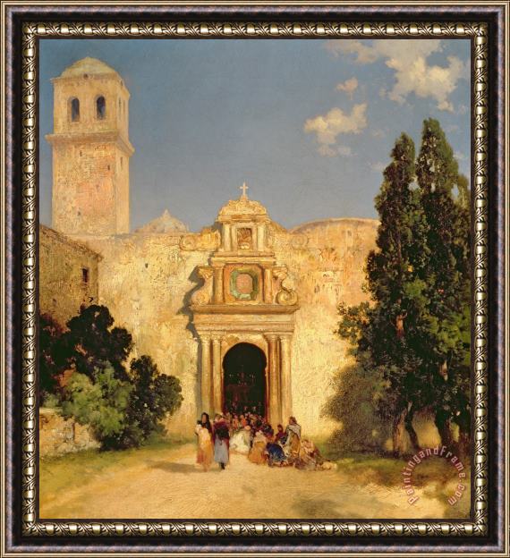 Thomas Moran Maravatio in Mexico Framed Painting