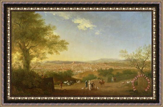 Thomas Patch A Panoramic View of Florence from Bellosguardo Framed Print