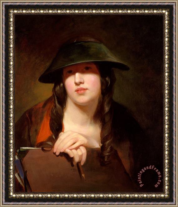 Thomas Sully The Student Framed Painting