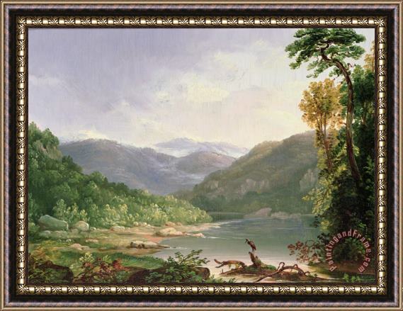 Thomas Worthington Whittredge Kentucky River Framed Painting