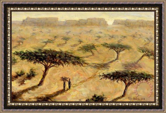 Tilly Willis Sahelian Landscape Framed Painting