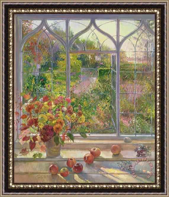 Timothy Easton Autumn Windows Framed Print