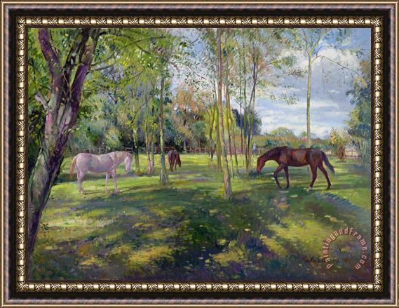 Timothy Easton In the Rectory Paddock Framed Painting