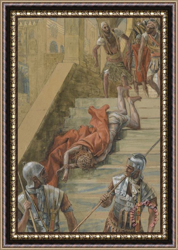 Tissot The Holy Stair Framed Painting