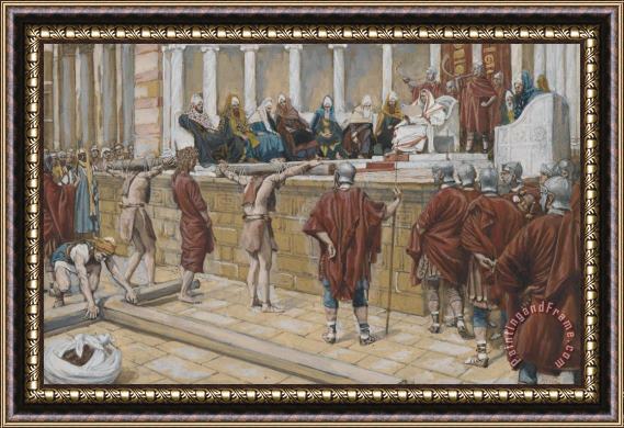 Tissot The Judgement on the Gabbatha Framed Painting